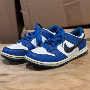 Nike Dunk Low Boy’s Soar GOLF GS ‘Blue/White’ Spike Shoes 484715-101 Size 6Y